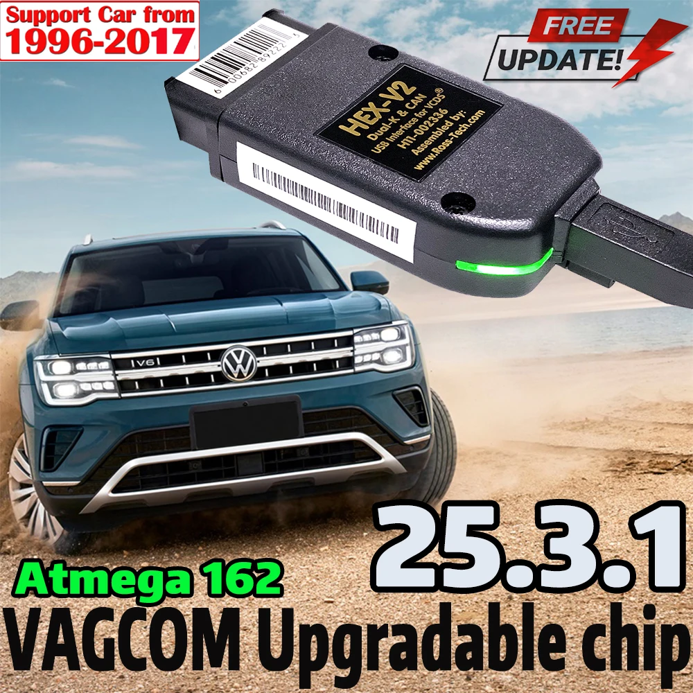 yZ[z2025 OBDIIP[u VCDSC^[tF[X VA-G HEX 2 25.3.1 USBC^[tF[X VW AUDI Skoda ATMEGA162 Vag com VODS Ήc[