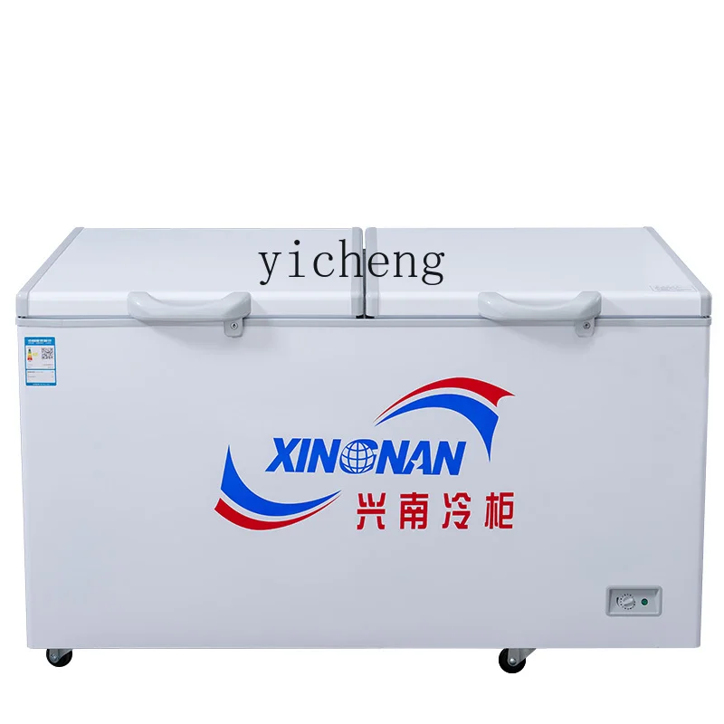 ZZ horizontal single temperature commercial freezer large capacity refrigerated frozen top door cabinet