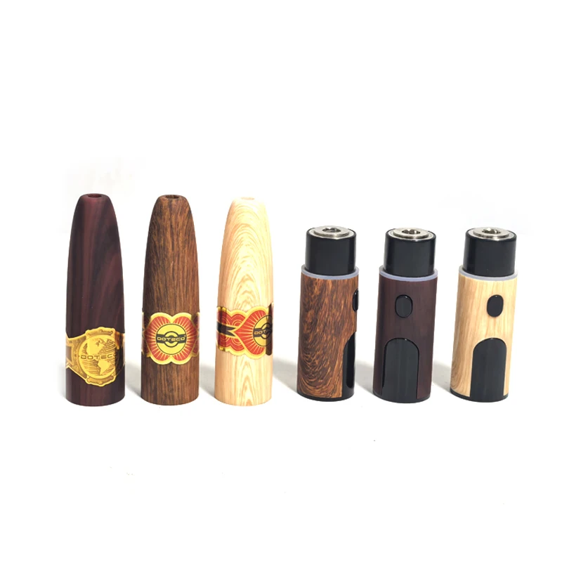 Batería oculta original DOTECO H-Cigar de 400mah, batería de precalentamiento de 1,8 V-4,2 V, bolígrafo para vapeo con cartucho de rosca 510, cigarrillo electrónico