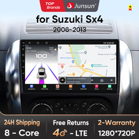 Junsun Qualcomm chip 8-Core Android13 Car Radio For Suzuki SX4 2006 2007-2013 Wireless CarPlay Autoradio Car Intelligent Systems
