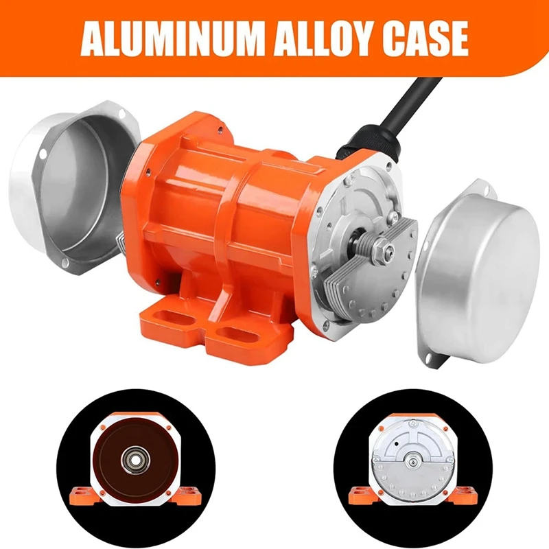 Vibration Motor For Salt Sand Applicator And Concrete Mixer 5000Rpm 100W DC12V Aluminum Housing Concrete Vibrator Durable