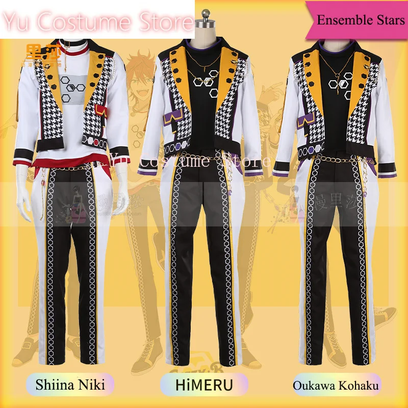 Anime! Ensemble Stars New Group Crazy:B HiMERU Amagi Rinne Oukawa Kohaku Shiina Niki Handsome Uniform Cosplay Costume Free Ship