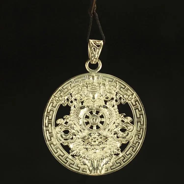 Zuyin Nine Palaces Bagua Pendant Wenshu Nine Palaces Bagua Waist Lotus Birth Twelve Zodiac Pendant Jewelry