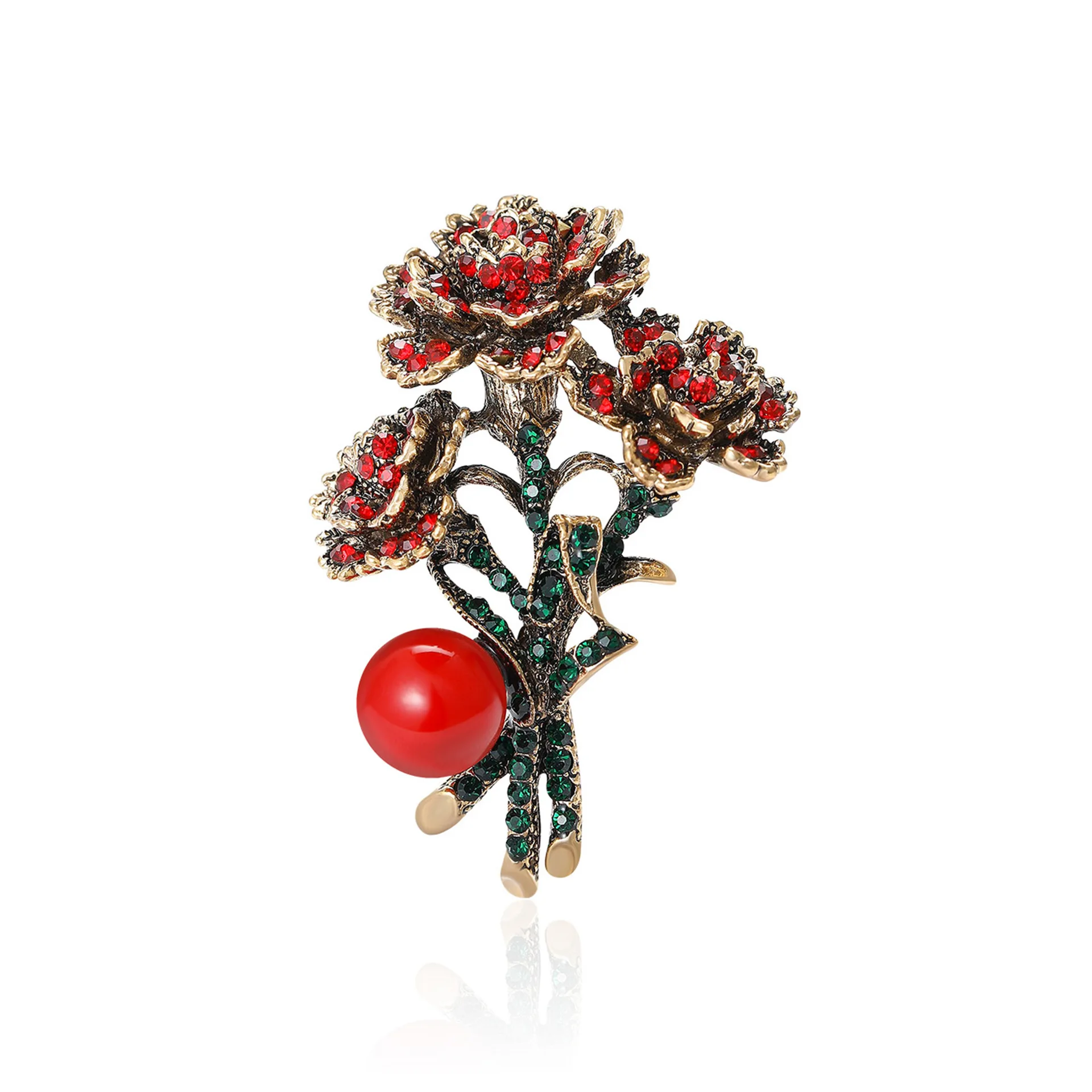 

Retro Rose Bouquet Brooch, Women's Event Party Casual Wear, Women's Fashion, Elegance And Grace, Mother's Day Jewelry Gift