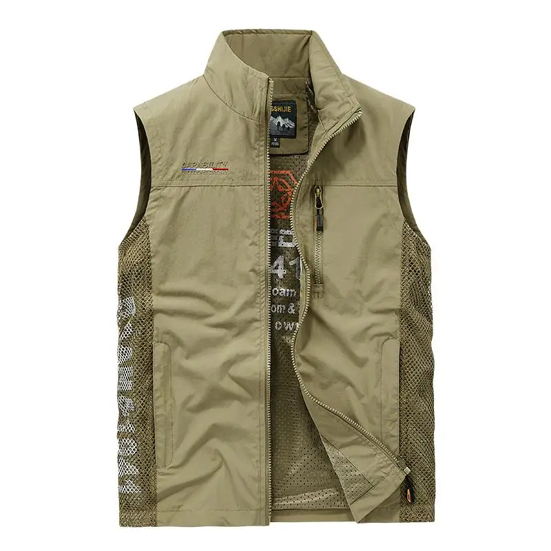 

Outdoor Sports Vest Workwear Shoulders Casual Quick-Dry Breathable Men's Jacket
