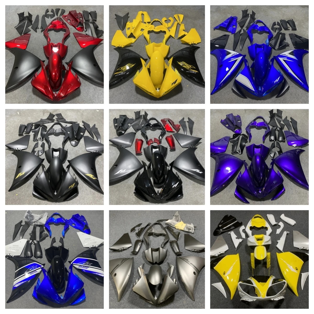 Motorcycle Fairings kit For YZF R1 2009 2010 2011 YZF-R1 09 10 11 Body Rebuild ABS Bodywork Fairing Kit