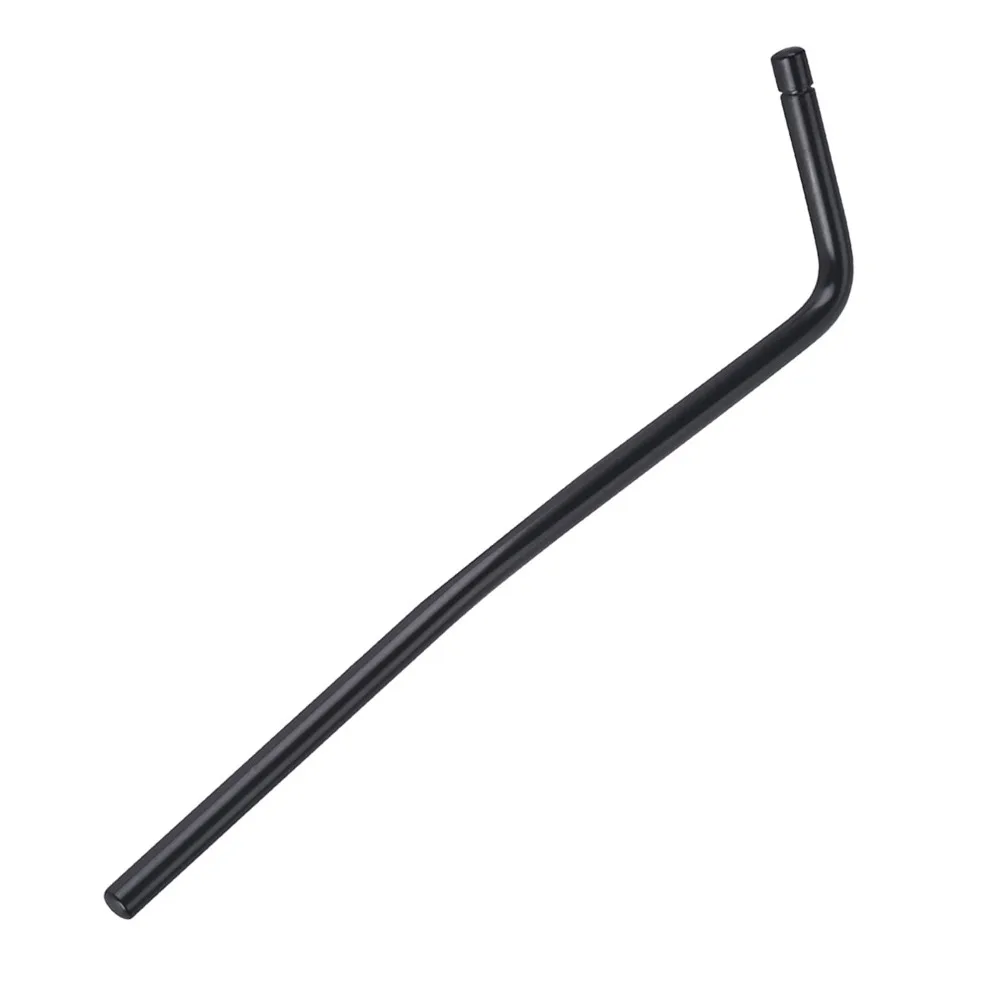 premium Direct Insertion Tremolo Arm Metal Black Guitar Bridge Bar 6mm/0.24in Diameter Whammy Bar Electric Guitar