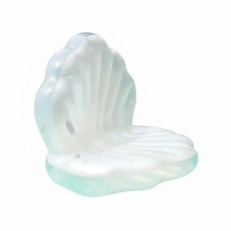 Aufblasbare Poolliege, verdickte Perlenliege für Erwachsene, Wasserstuhl, Social-Media-Foto-Requisite