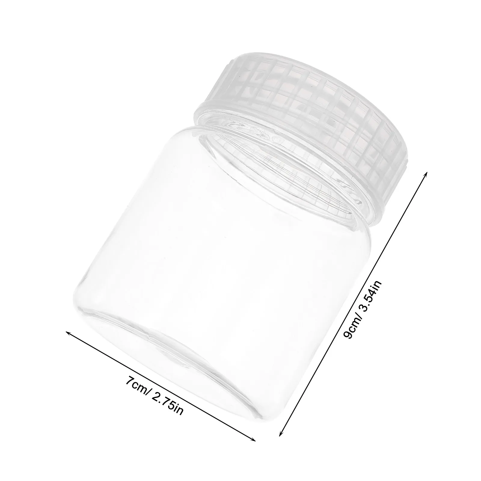 4Pcs Wide Mouth Laboratory Sample Bottles Heat Resistant Plastic Reagent Containers for Tissue Testing Sample