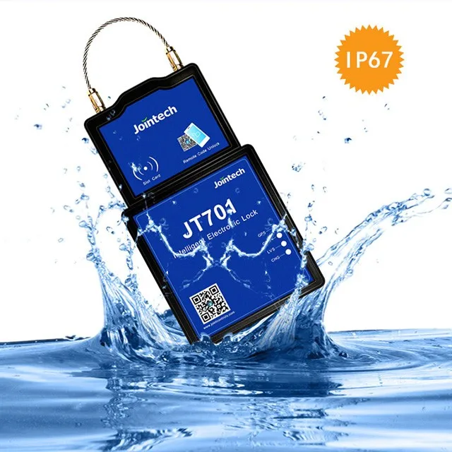 cxy7 XINGZIMED Jointech JT701D QR Code RFID Remote Identity GPS Security Unlock Control Container Türschloss