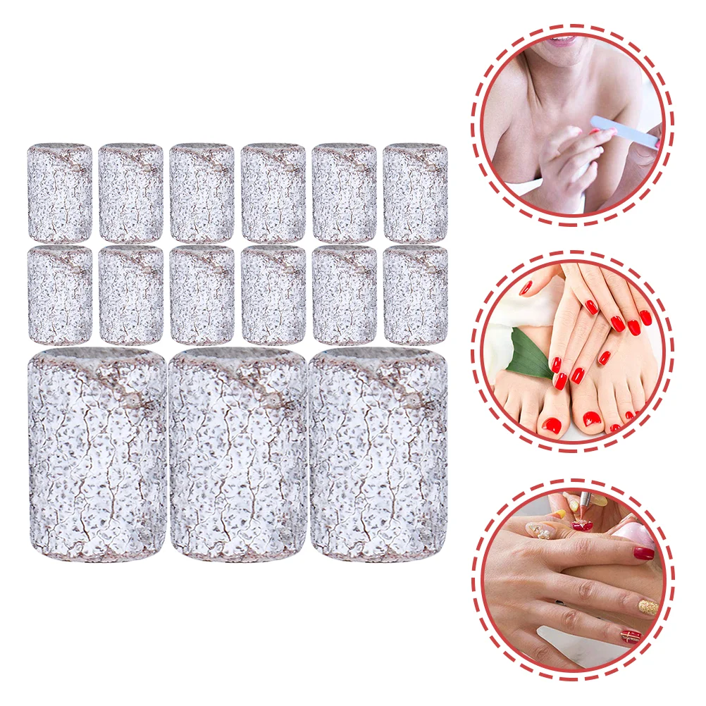 200 pz Fasce per levigatura per unghie Set Manicure Lucidatura Anelli per lucidatura per rimozione smalto gel Forniture per levigatura a grana fine Trapano