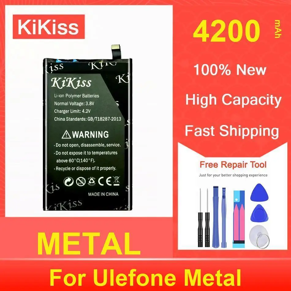

Kikiss Battery 4200Mah METAL For Ulefone Metal