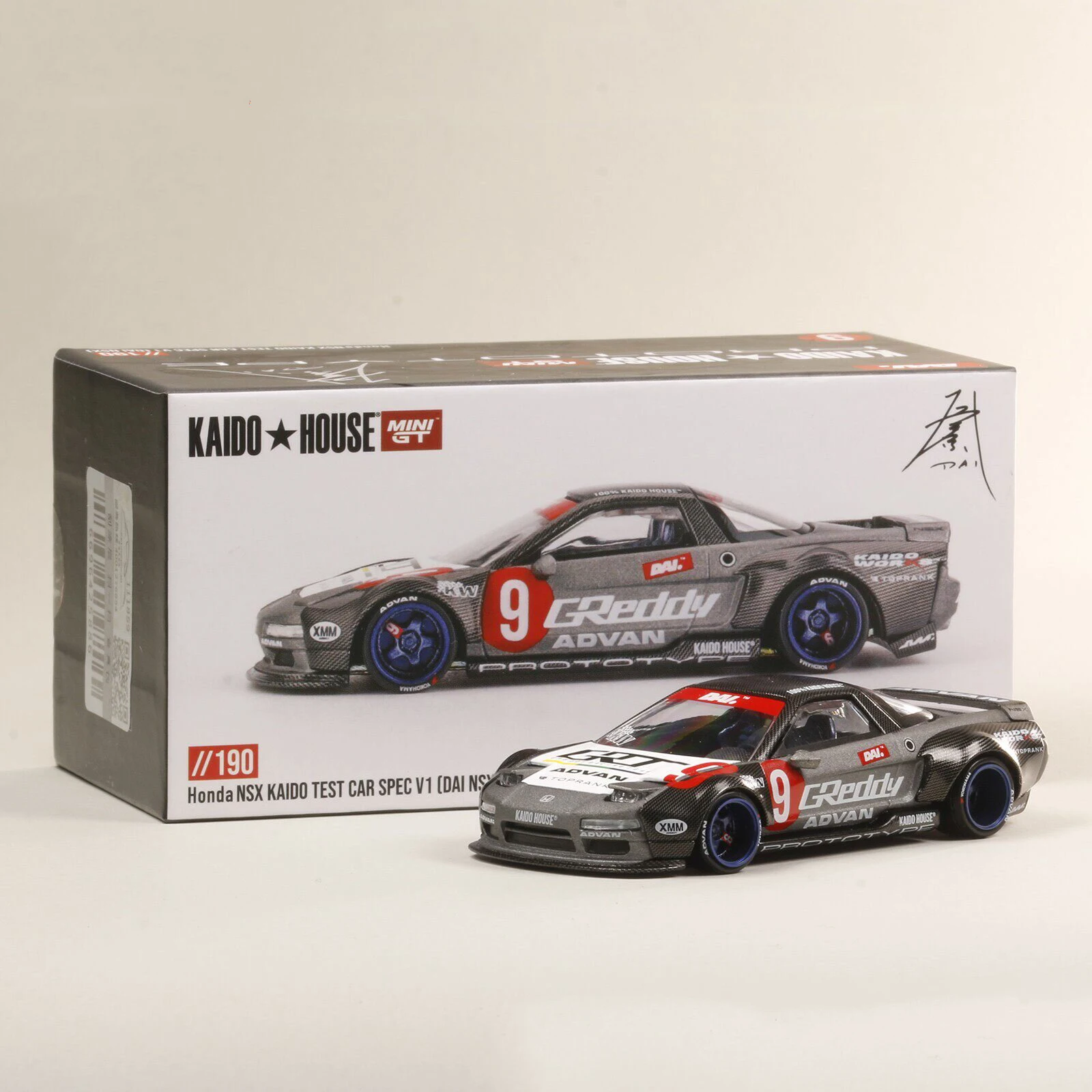 

Модель автомобиля Kaido House + MINIGT Honda NSX Kaido Test Car Spec V1 (Китайская версия) KHMG190-CH, серия реплик, подарки для детей, игрушки для мальчиков