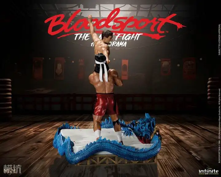 Wholesale Original Infinite Statue 110 1988 movie Bloodsport: Fist of the World: The Last Battle Statue 80333004 Cartoon figure