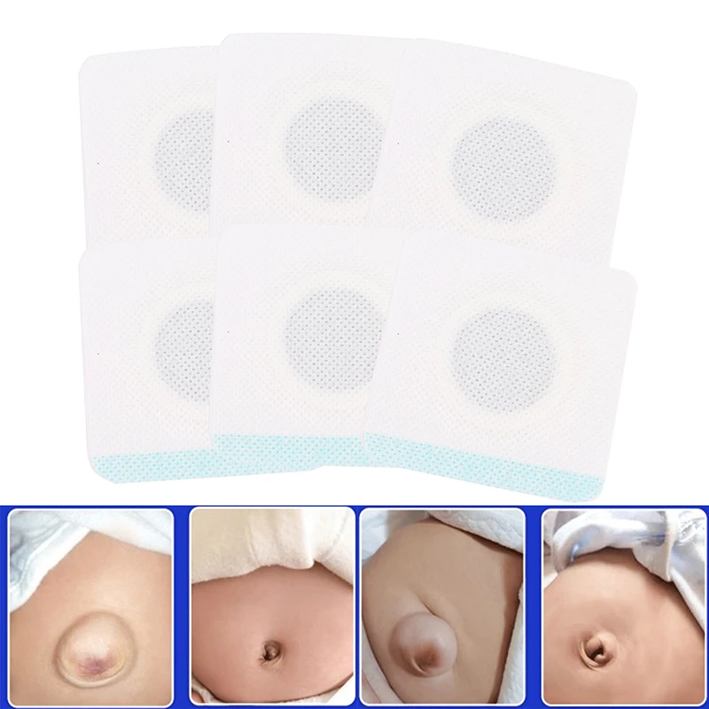 6Pcs Hernia Treatment Stickers Baby Umbilical Hernia Pain Patch Adults Plaster