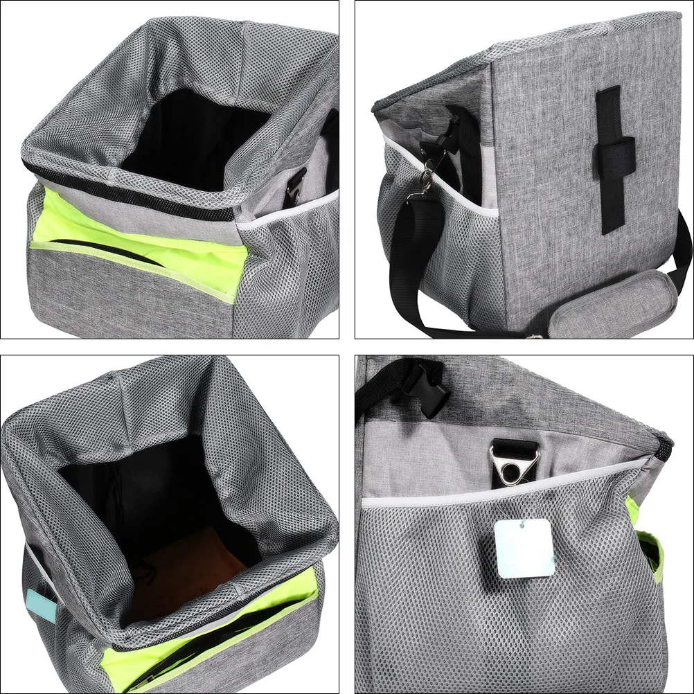 

1pc Oxford Cloth Breathable Detachable Bike Pet Basket Dog Carrier Folding Waterproof Adjustable For Small Dogs Cats Pet Bike