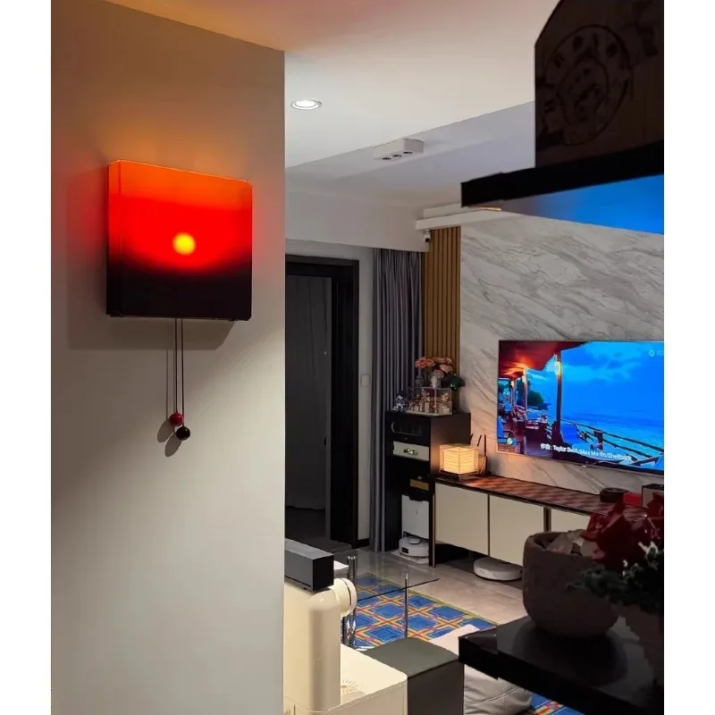 Wall Lamp Living Room Decor Bedroom Bedside Lamp Sunset Sunrise Ambient Light Creative Gift Warm Lighting Home Ornament