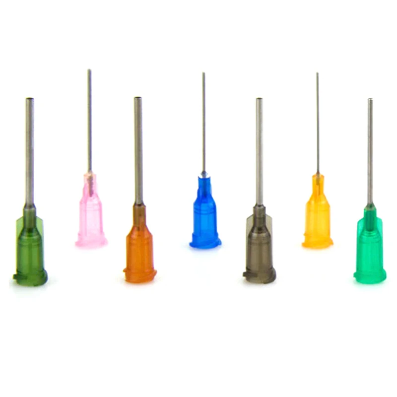 10Pcs/lot Dispensing Screw Needles Tip For Liquid Dispenser Syringe Syringes For Mixing Many Liquid