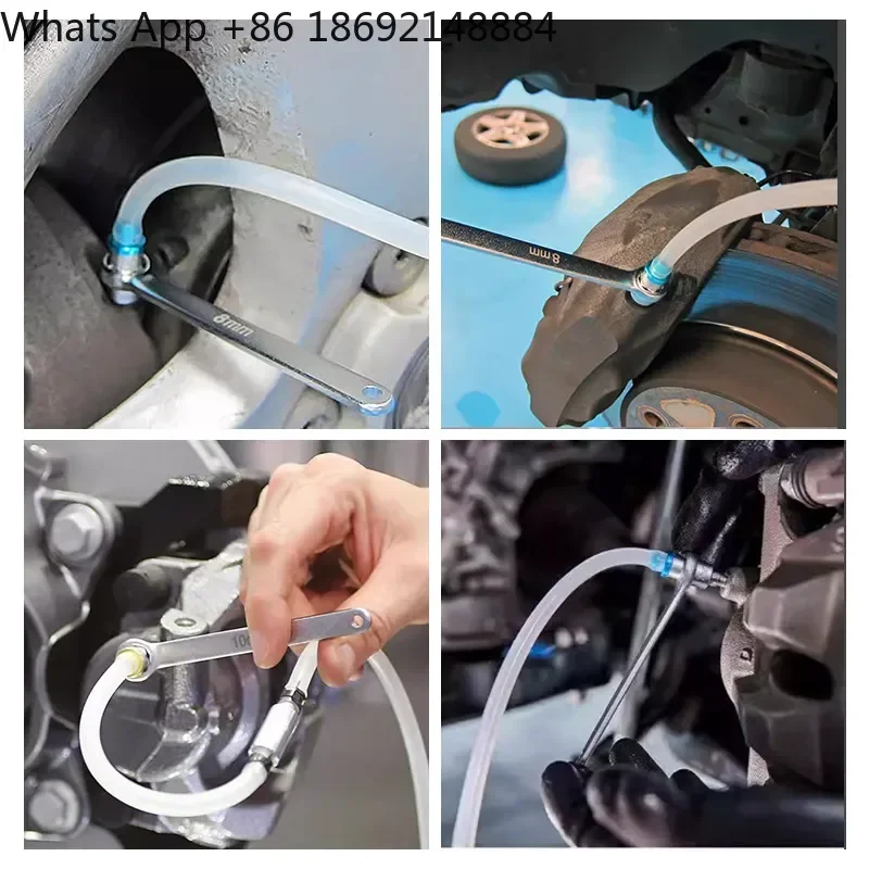 Brake Pump Screw Oil Drain Sleeve Wrench for Brake System Exhaust and Clutch Hand Tools