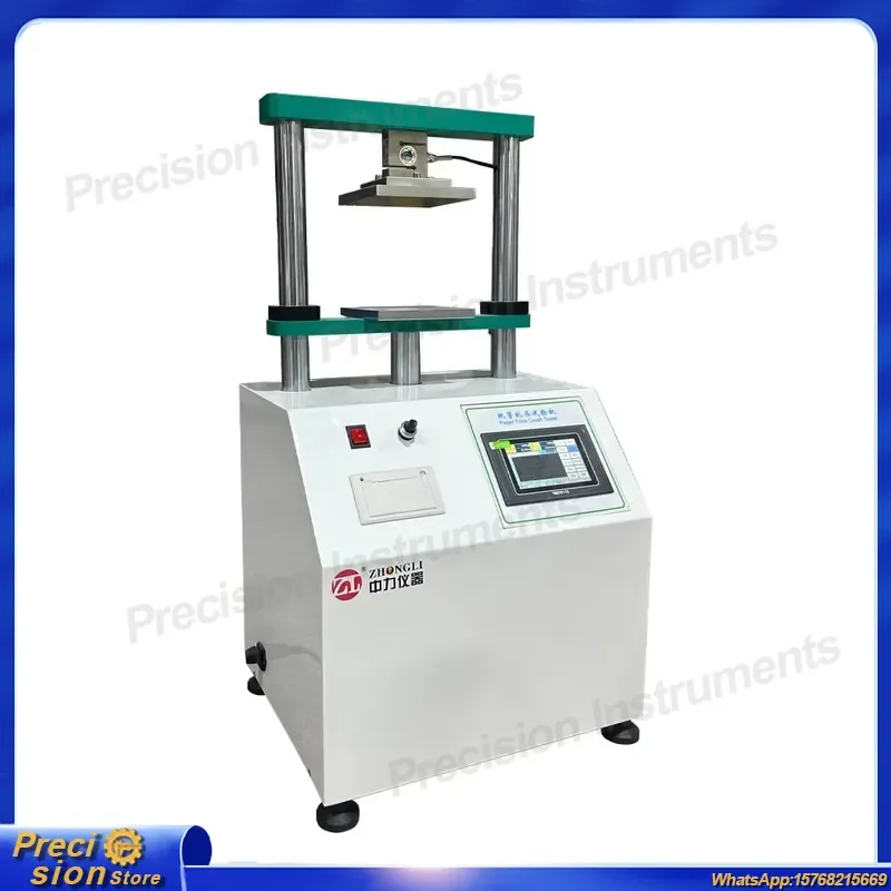 Paper Tube Compression Tester FCT Testing Machine for Cylinder Packaging Textiles Corrugated Box Crush Test Equipment