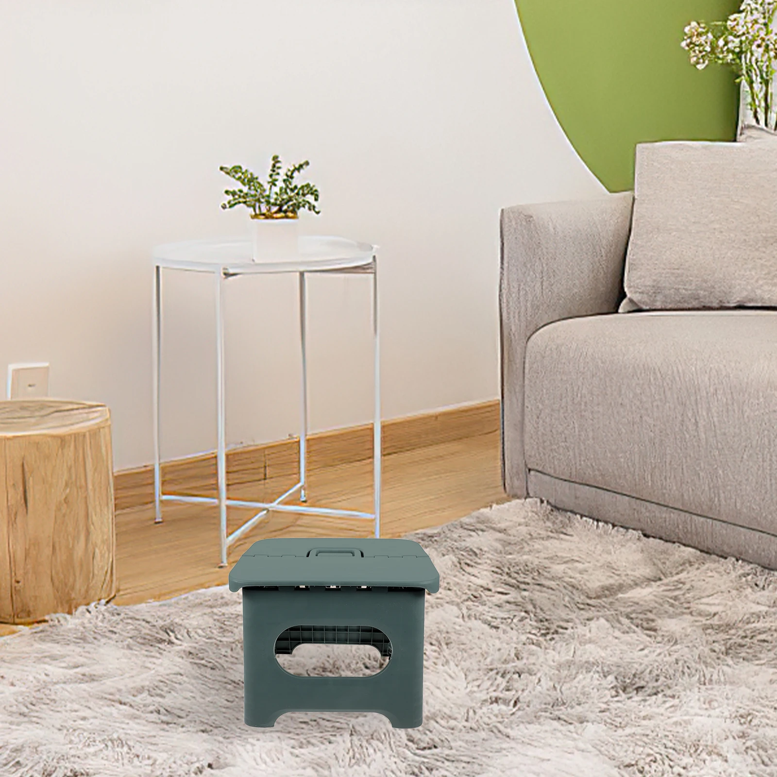 

Portable Folding Stool Foldable Small Compact Collapsible Seat Bathroom Step Office