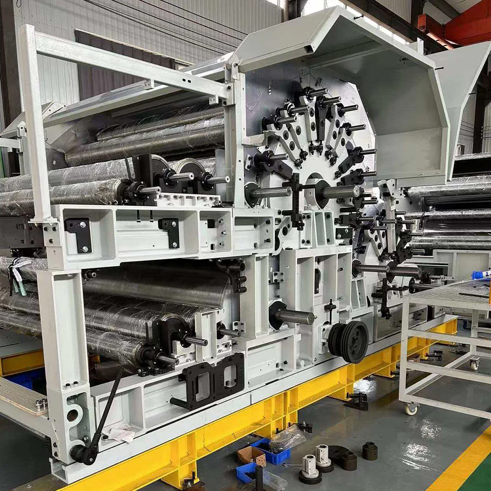 High Speed Automatic Nonwoven Carding Machine for Textile Fiber Production