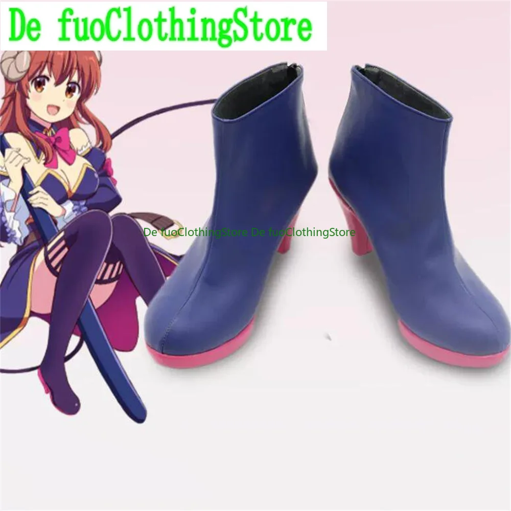 Yoshida yuko sombra amante shamiko shamirin o demônio menina ao lado cosplay sapatos botas jogo anime festa dia das bruxas defuo