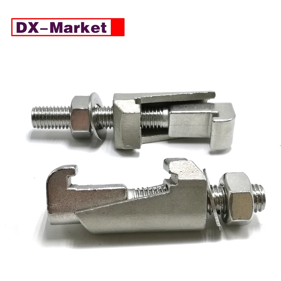 DN63-100 M8 Vacuum Tube Lock , Vacuum Tube Seal Lock Clamp , 304 Stainless Steel Sanitary Pipe Fitting  ,L002