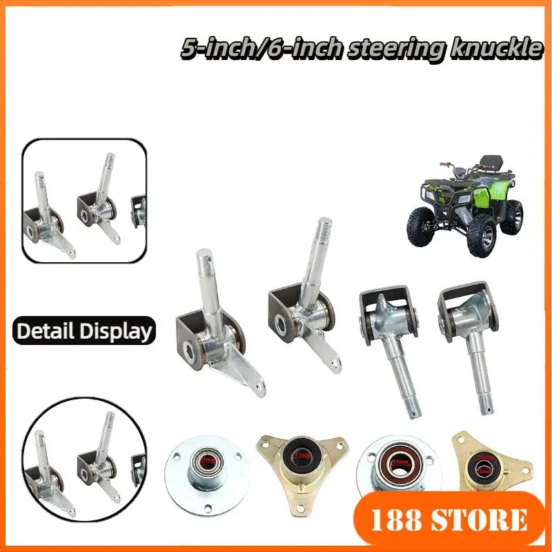 

5" 6" DIY Go Kart Steering For 110cc 168 200F Karting Go Kart Buggy ATV UTV Quad Bike Parts flange
