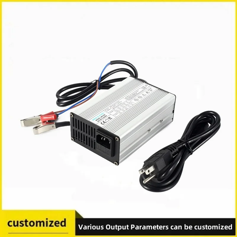 

Быстрое зарядное устройство с алюминиевым корпусом робота 14,6 В, 6 А, источник питания 14,6 В, 6 А, используемый для аккумуляторов 4s 4 серии 12 В/12,8 В LiFePO4 с охлаждающим вентилятором