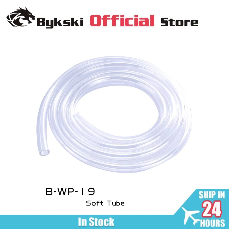 

Bykski 13mm Inner Diameter + 19mm Outer Diameter PU Silicone Tube Transparent Water Pipes 1 Meter/pcs 13/19mm Hose