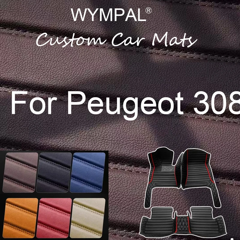 

Роскошные автомобильные коврики напольные для Peugeot 308 CC T7 2008 ~ 2013 водонепроницаемые защитные ковры кожаный коврик Cubre Pisos Para автомобильные аксессуары