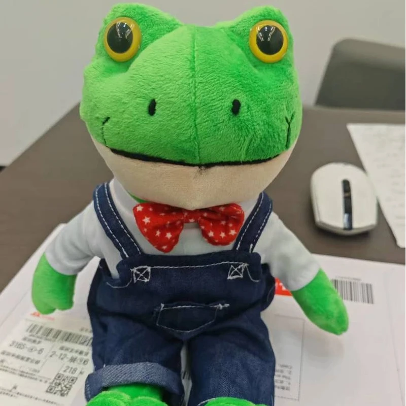 Urocza para pluszowych żab - Długonoga pan żaba, uroczy prezent na walentynki/urodziny/rocznicę