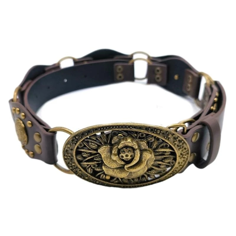 652f حزام الخصر الساخن فتاة y2k سلسلة مشبك محفورة #1