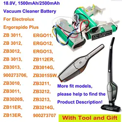 Cameron Sino 1500mAh/2500mAh Battery for Electrolux ZB3213,ZB3214G,900273707,900273708,900273709,900273730,900273739,900273740