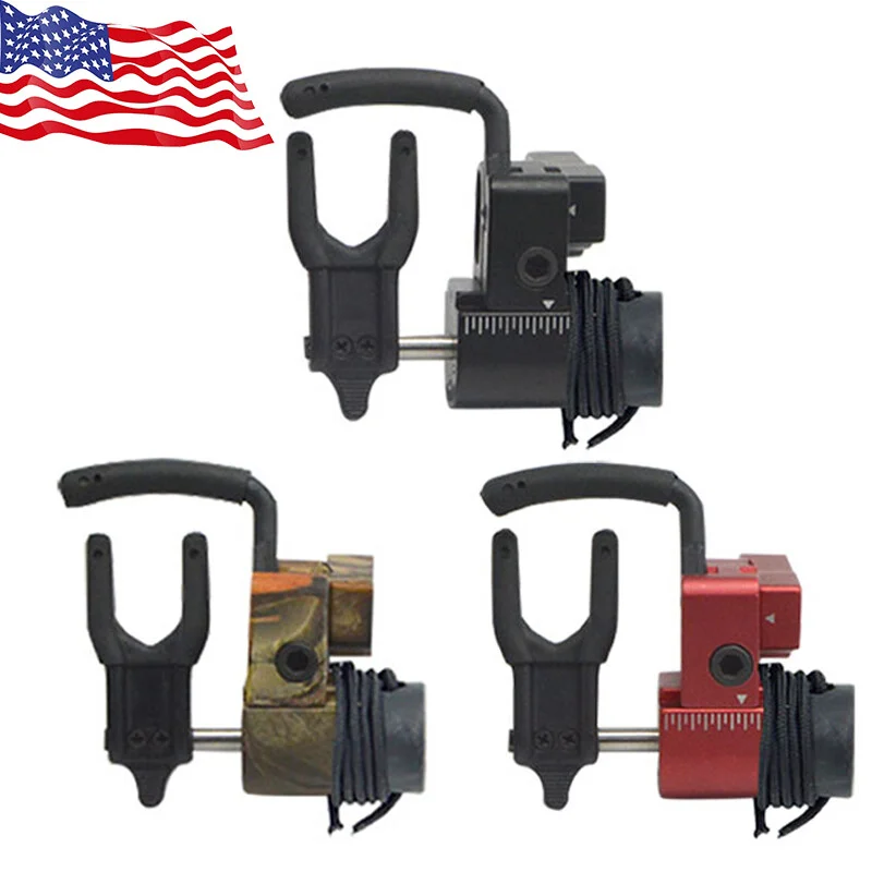 1pc Aluminium Alloy Fall Arrow Rest Adjustable Compound Bow Arrow Rest for Left/Right Hand Bow Hunting Shooting Accessories