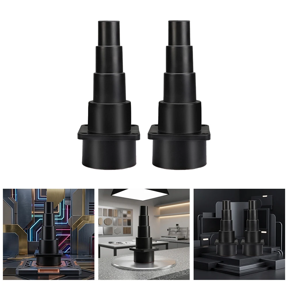 5 Stage Vacuum Hose Adapter Connector TPE High Elasticity Seamless Suction Reducer For Dust Collector Woodworking Workshop Clean