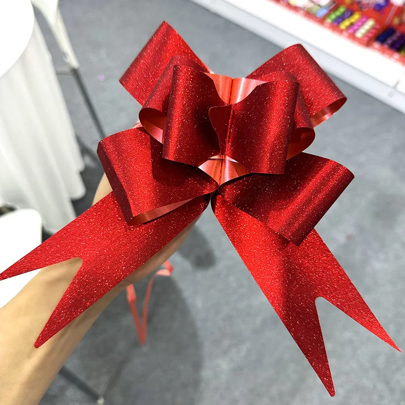 5-50Pcs Pull Bow Gifts Ribbons 4.5/6.4cm Large Size Pull Flower Bows Gifts,gifts Bows,wedding Car Decoration,gift Packs Ribbons