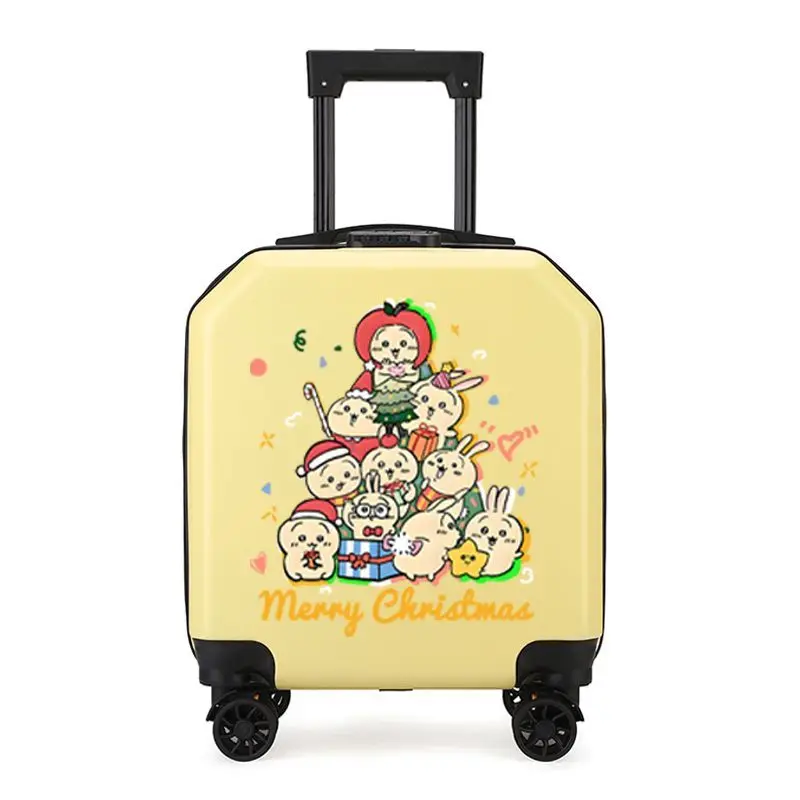 Anime Chiikawa Luggage Travel Case for Men and Women, Travel Storage Box, Cartoon Hachiware Usagi Boarding Case, Holiday Gift