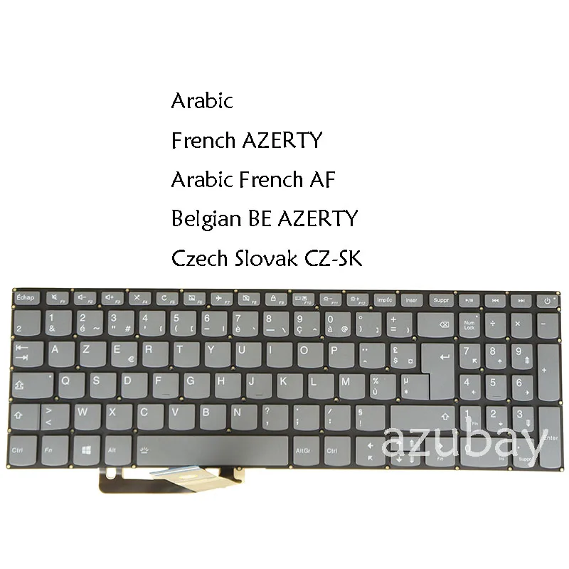 Keyboard For Lenovo S145-15IIL S145-15IKB S145-15IML S145-15IWL V140-15IWL V145-15AST Arabic French Belgian AZERTY Czech Slovak