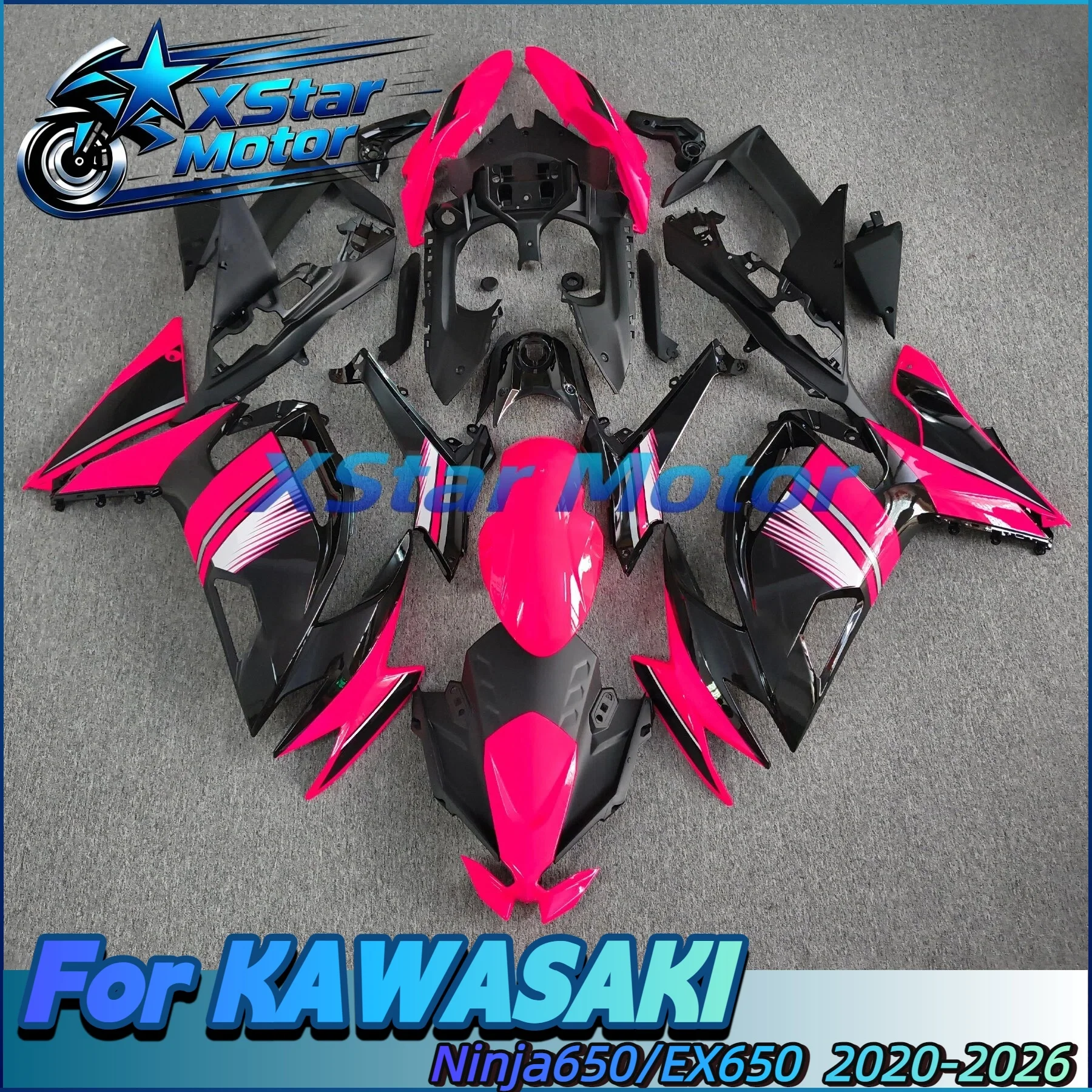 New ABS Motorcycle Fairing Kit Fit For KAWASAKI NINJA650 2020 2021 2022 2023 2024 2025 Custom Fairings Kit Bodywork Shell