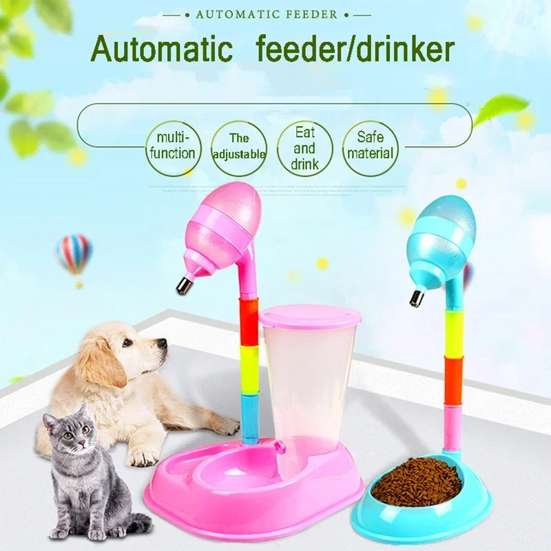 650ml  Pet Cats Automatic Feeders Large Capacity Water Fountain Plastic Dog Water Bottle Feeding Bowls Water Dispenser For Cats