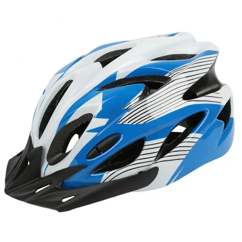 One-piece Pc Shell Bike Helmet Hats Colorful Bicycle Helmet Neutral Cushioning Device Hard Hats Impact-resistant  male female