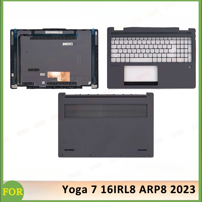 

Новая задняя крышка/подставка для рук (без клавиатуры)/нижний корпус для ноутбука Yoga 7 16IRL8 ARP8 2023 от BDBH