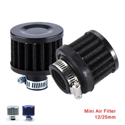 Universal Air Filter 12mm 25mm Motorcycle Cold Intake High Flow For Sh 300 Motorcycle Petrol Filter G310gs Kymco Agility 125