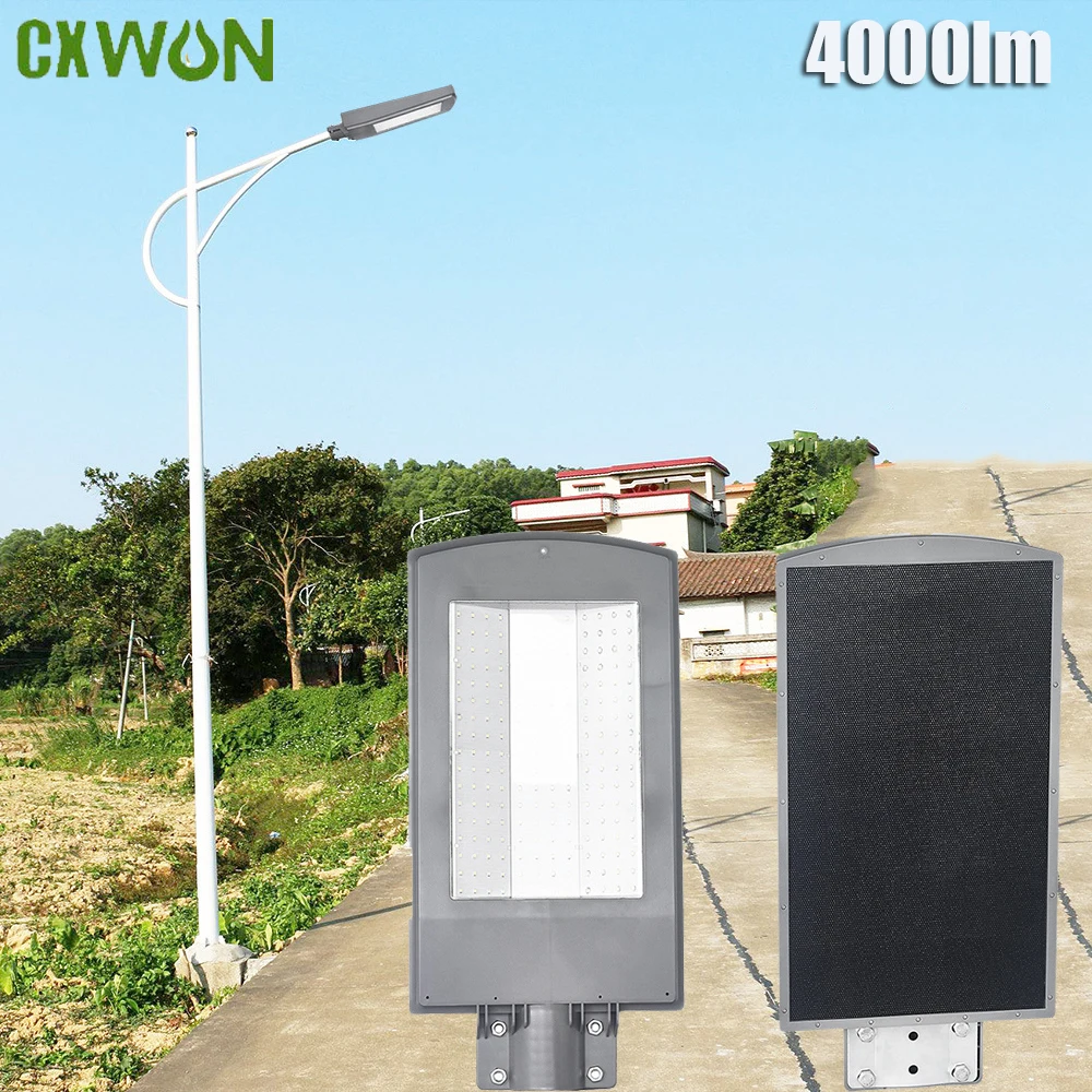 

Solar Street Lights Outdoor Waterproof Solar Power Lamp Motion Detector LED Energy Lighting for Landscaped Courtyard Paths