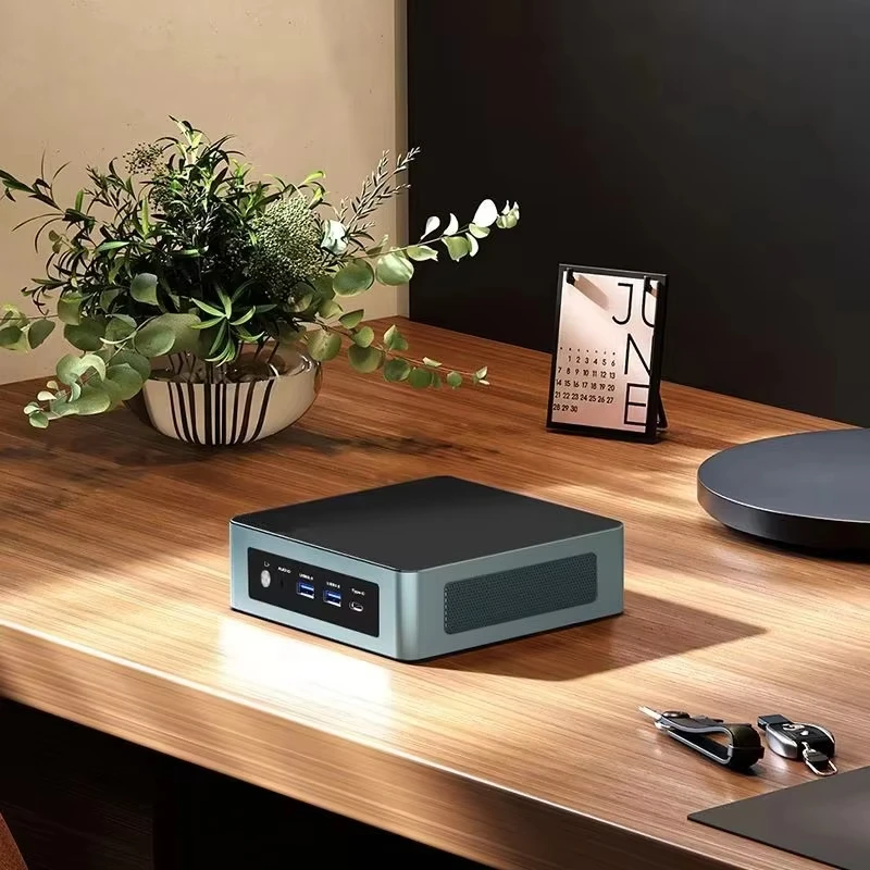 Aittact D15 Nuovo AMD Mini PC Ryzen 9 5900HX R7 7730U R5 7530U 2xDDR4 NVMe 2xLAN Windows 11 Pro Mini Gaming Computer Desktop WiFi