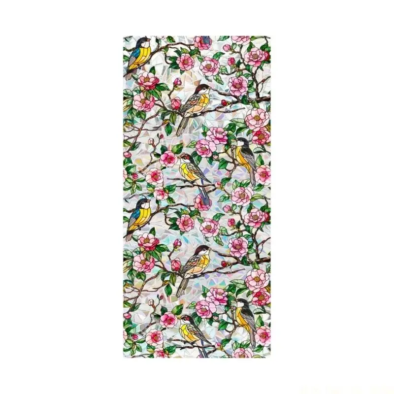 J0MA Customizable Bird Pattern Cover Material For Glass Surfaces Thermal Control 43Cm Wide