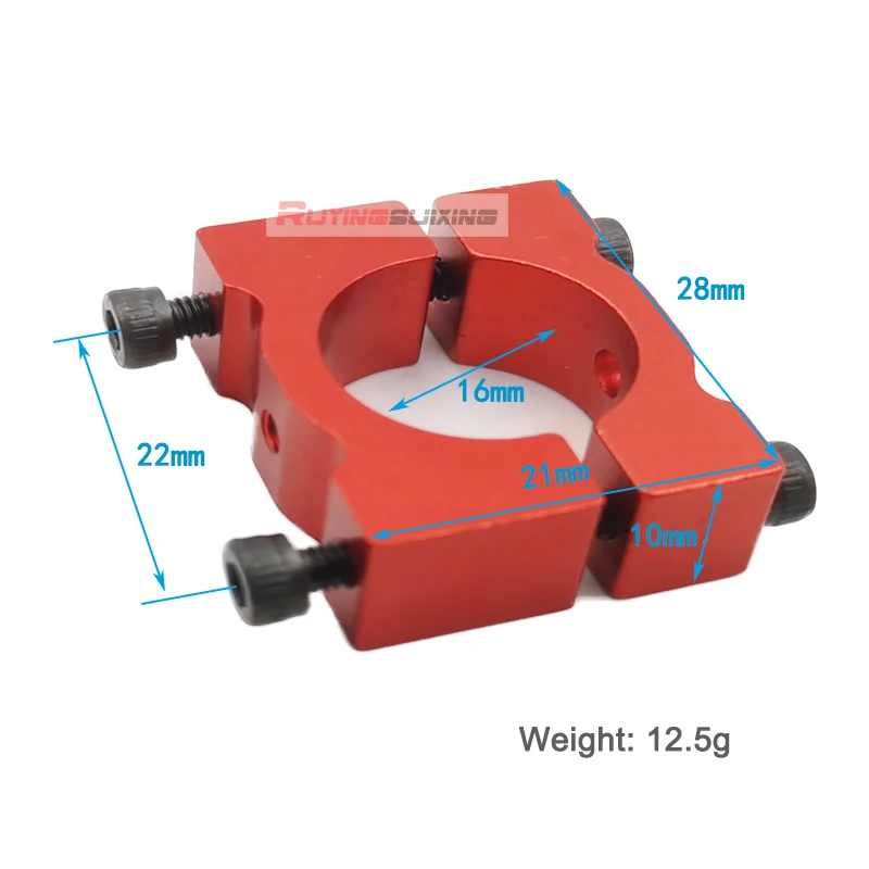 Four-axis UAV Frame Thickened Tube Clamp 16mm Aluminium Alloy Suitable For 400/450 Rack