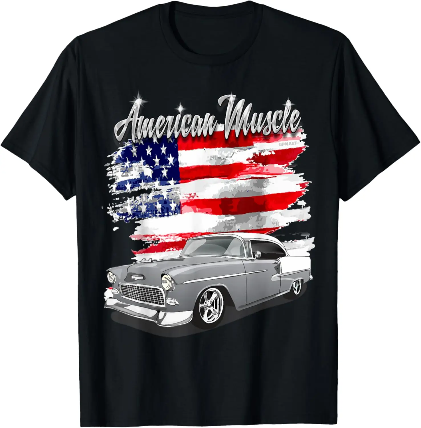 1955 55 chevys bel air classic vintage muscle car T-Shirt